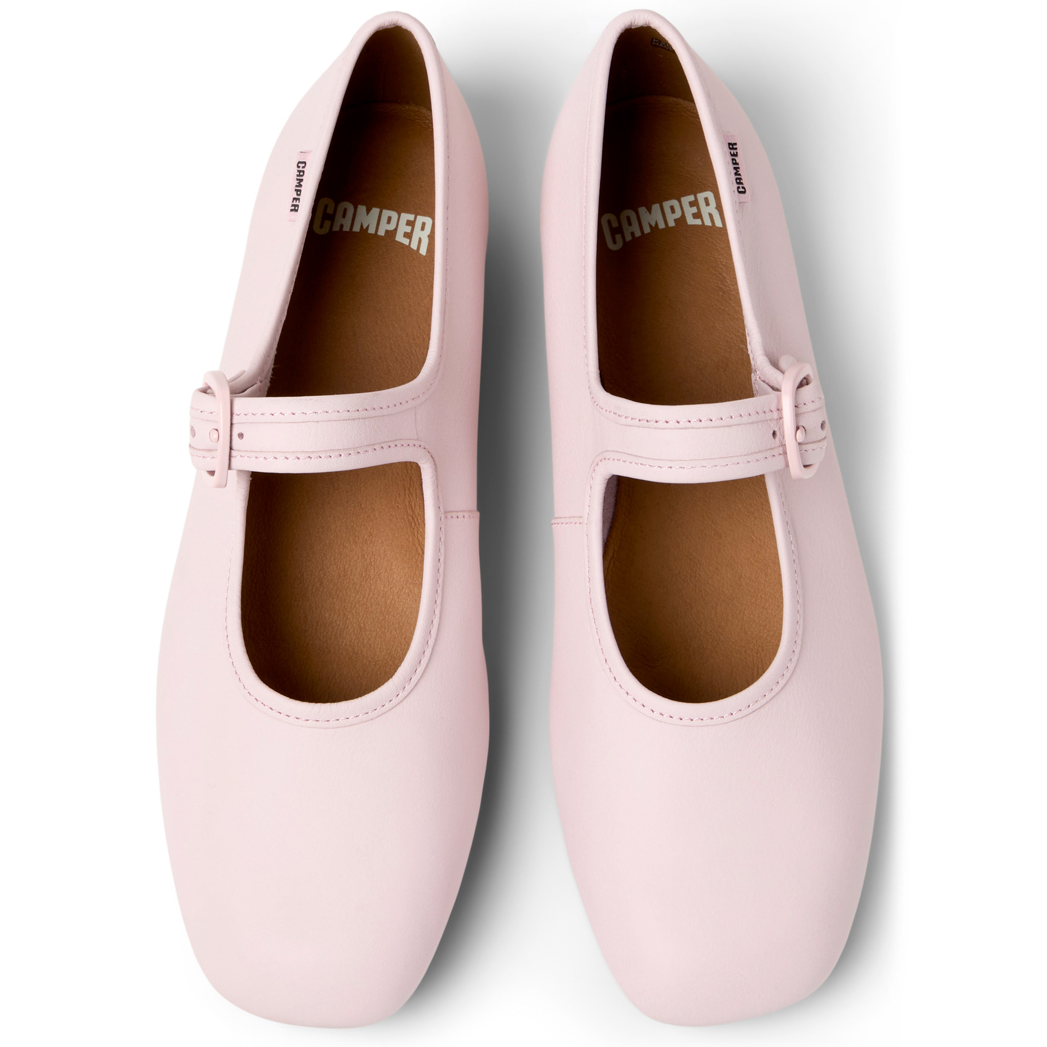 Bailarinas - CAMPER Casi Myra - Rosa - Cuero liso