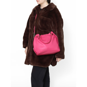 Borsa a mano da donna Made in Italy - Modello Ereba - 100% pelle - 38.0 x 30.0 x 12.0 cm