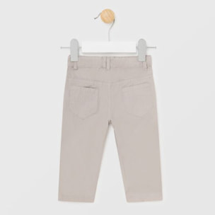 PANTALONE POPELINE BEIGE