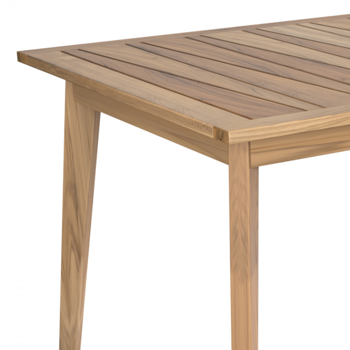 Table de jardin extensible en teck massif 186/245 cm - Tunga