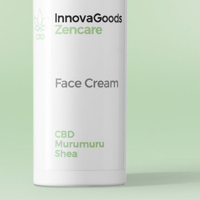 Crema Facial Hidratante CBD Zencare InnovaGoods 50 ml