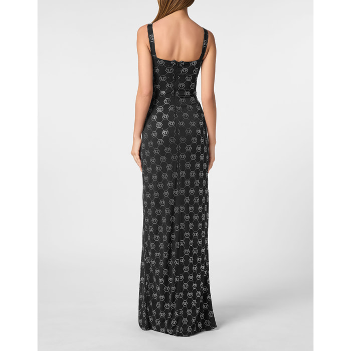 PHILIPP PLEIN Long Dress MONOGRAM
