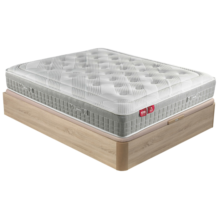 Colchón Muelles Ensacados + Canapé Abatible | ENVIO, MONTAJE Y RETIRADA INCLUIDO | Sleep