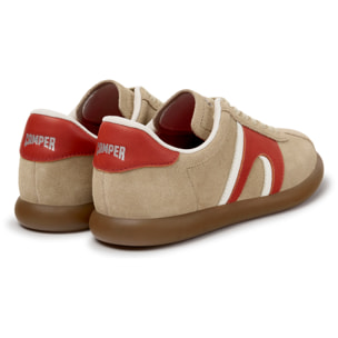 Zapatillas - CAMPER Pelotas Soller - Beige - Piel de ante