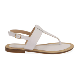 Sandalias chanclas blancas