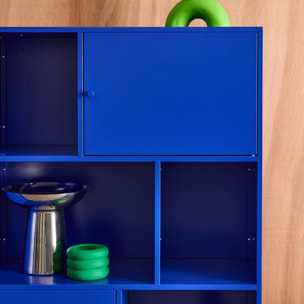 Buffet, meuble de rangement industriel métal 6 compartiments OKLAHOMA