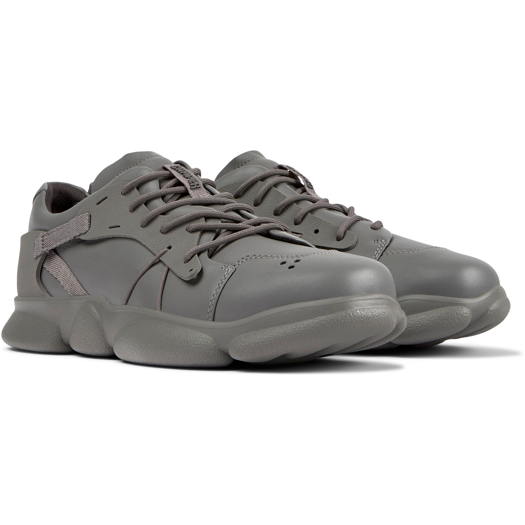 Zapatillas - CAMPER Karst - Gris - Cuero liso
