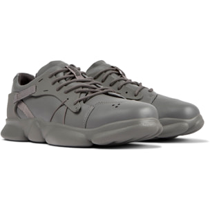 Zapatillas - CAMPER Karst - Gris - Cuero liso