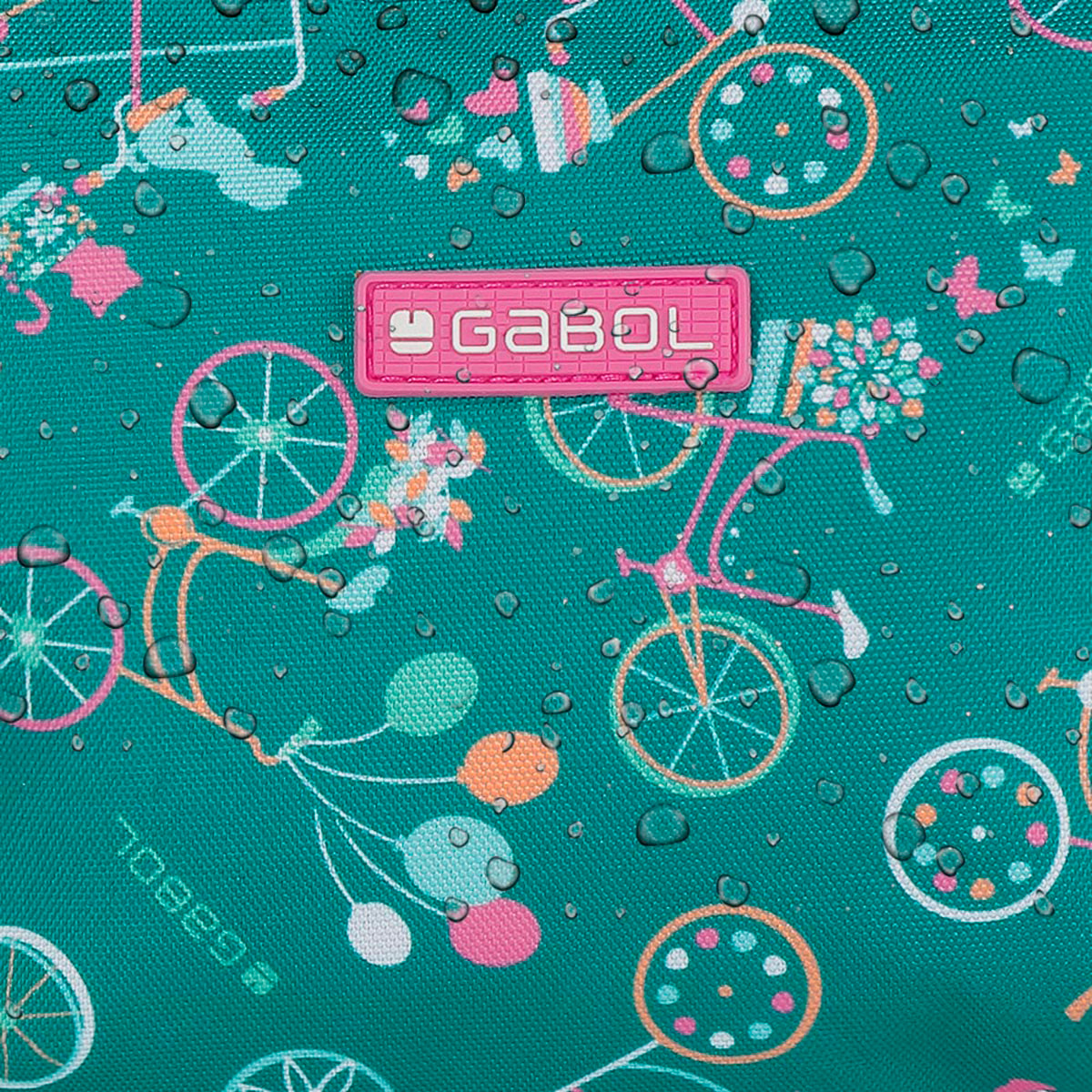Mochila Gabol FIORI con bicicletas y resistente al agua