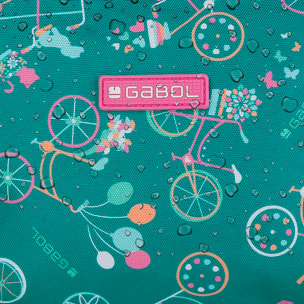 Mochila Gabol FIORI con bicicletas y resistente al agua