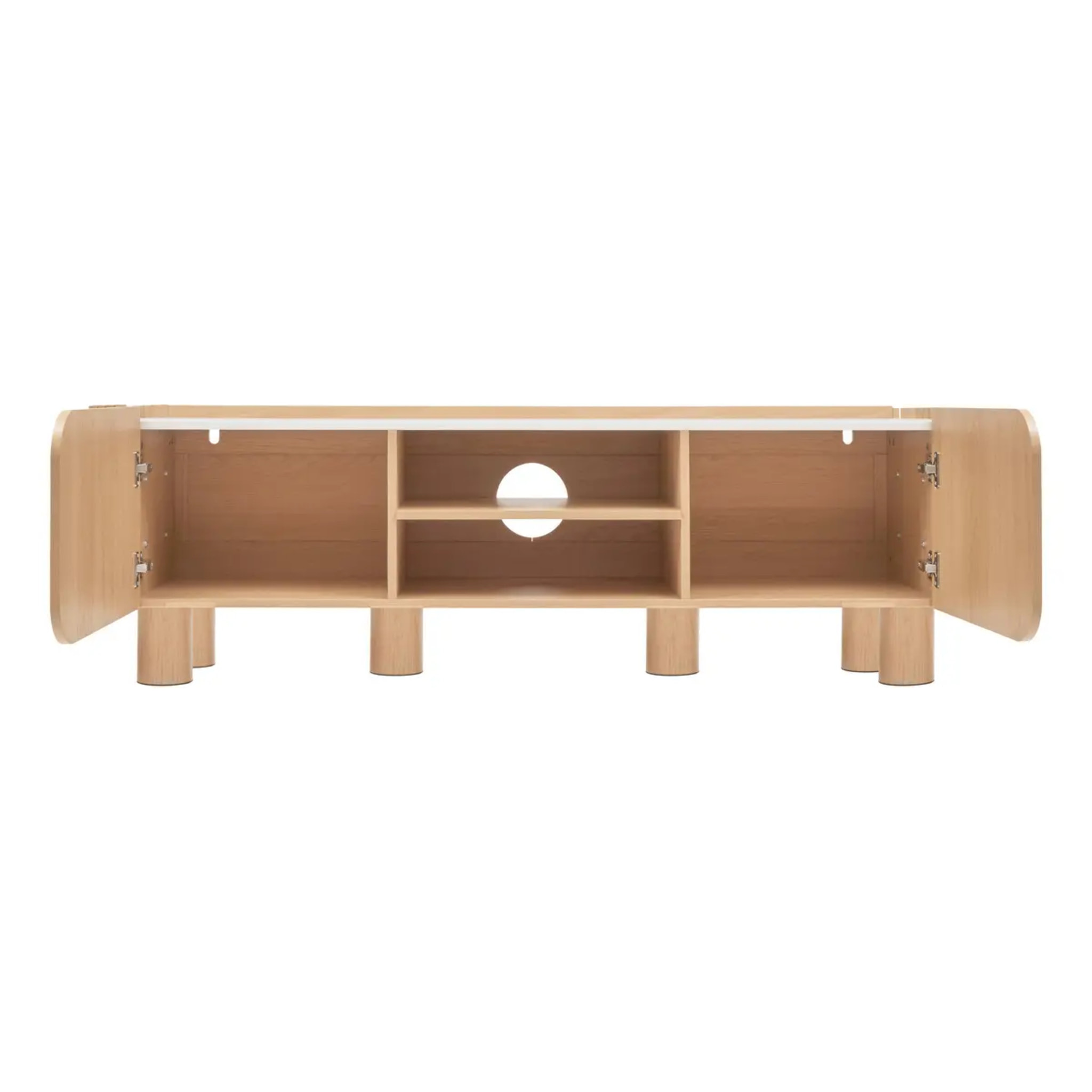Meuble TV 2 portes Homelya H50cm
