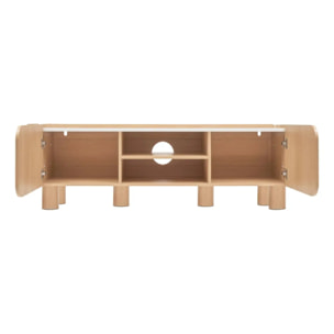 Meuble TV 2 portes Homelya H50cm
