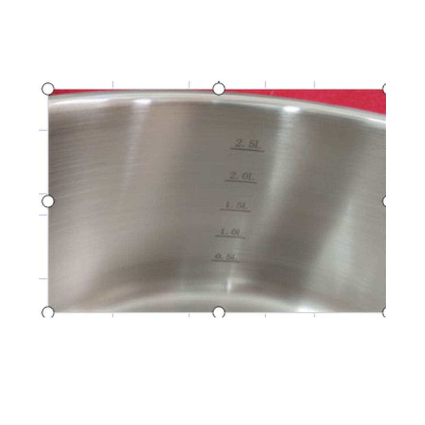 Set de 5 casseroles (gamme professionnelle)