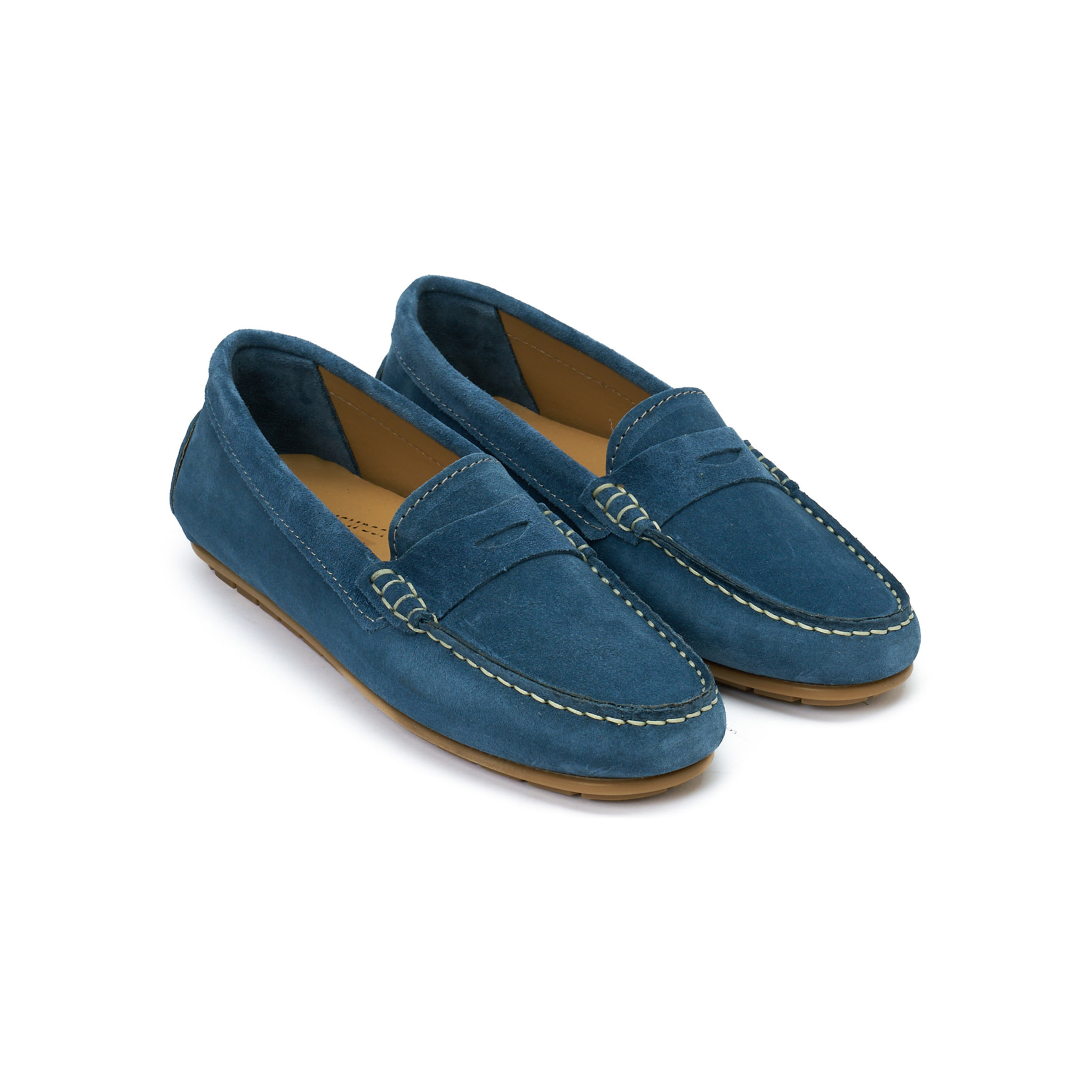 Mocassino Driver British Passport Denim
