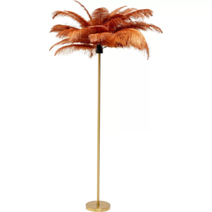 Lampadaire plumes 165cm marron Kare Design