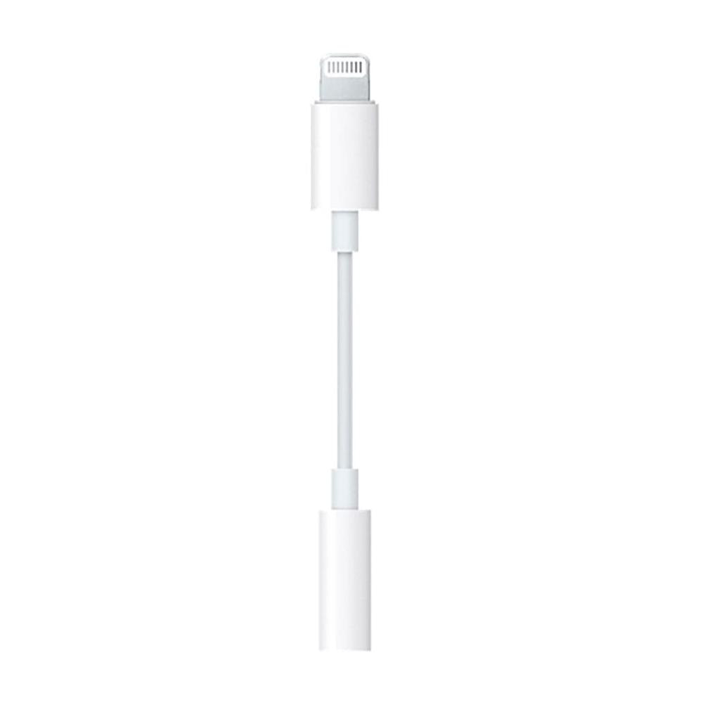 Apple MMX62ZM/A Blanco / Cable adaptador Lightning (M) a jack 3.5 (H) 10cm