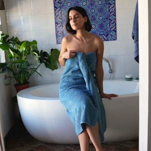 Serviette de toilette 100% Coton BIO, DOUCEUR NATURE