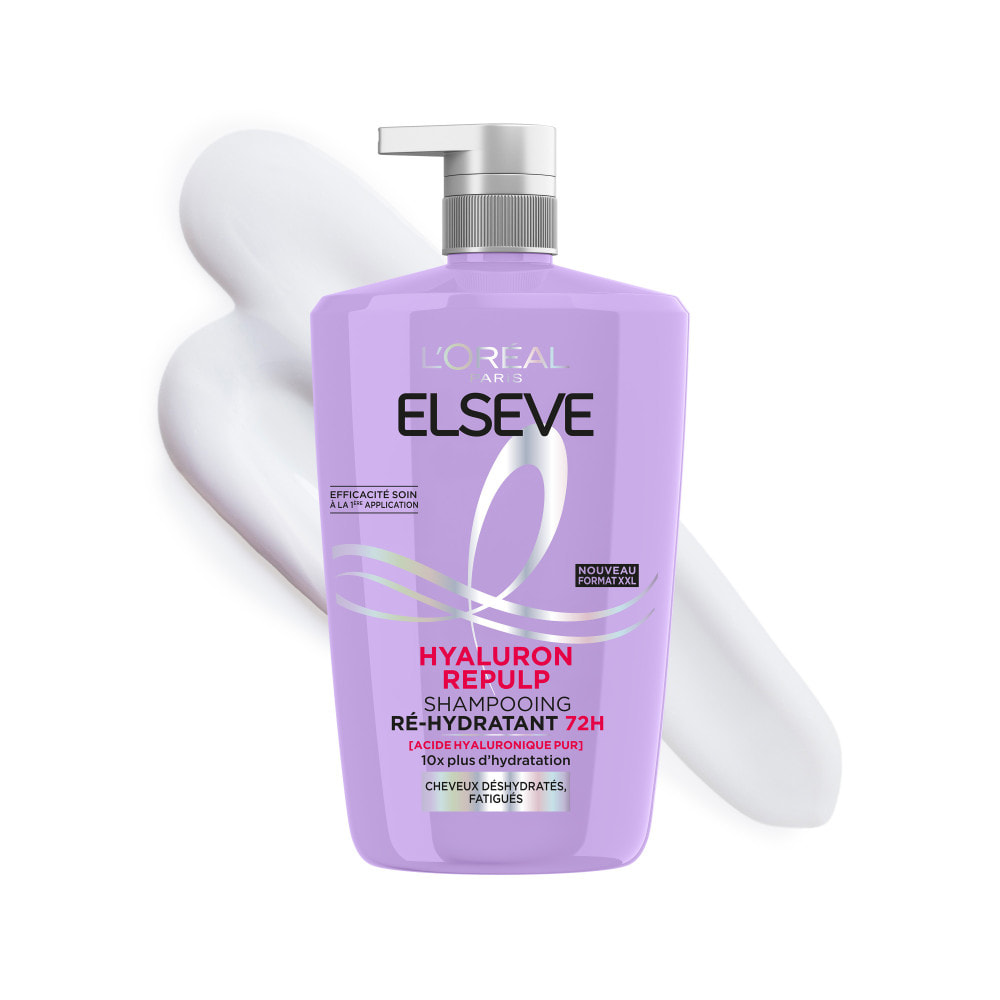 L'Oréal Paris Elseve Hyaluron Repulp Shampooing Ré-Hydratant 72H 1L