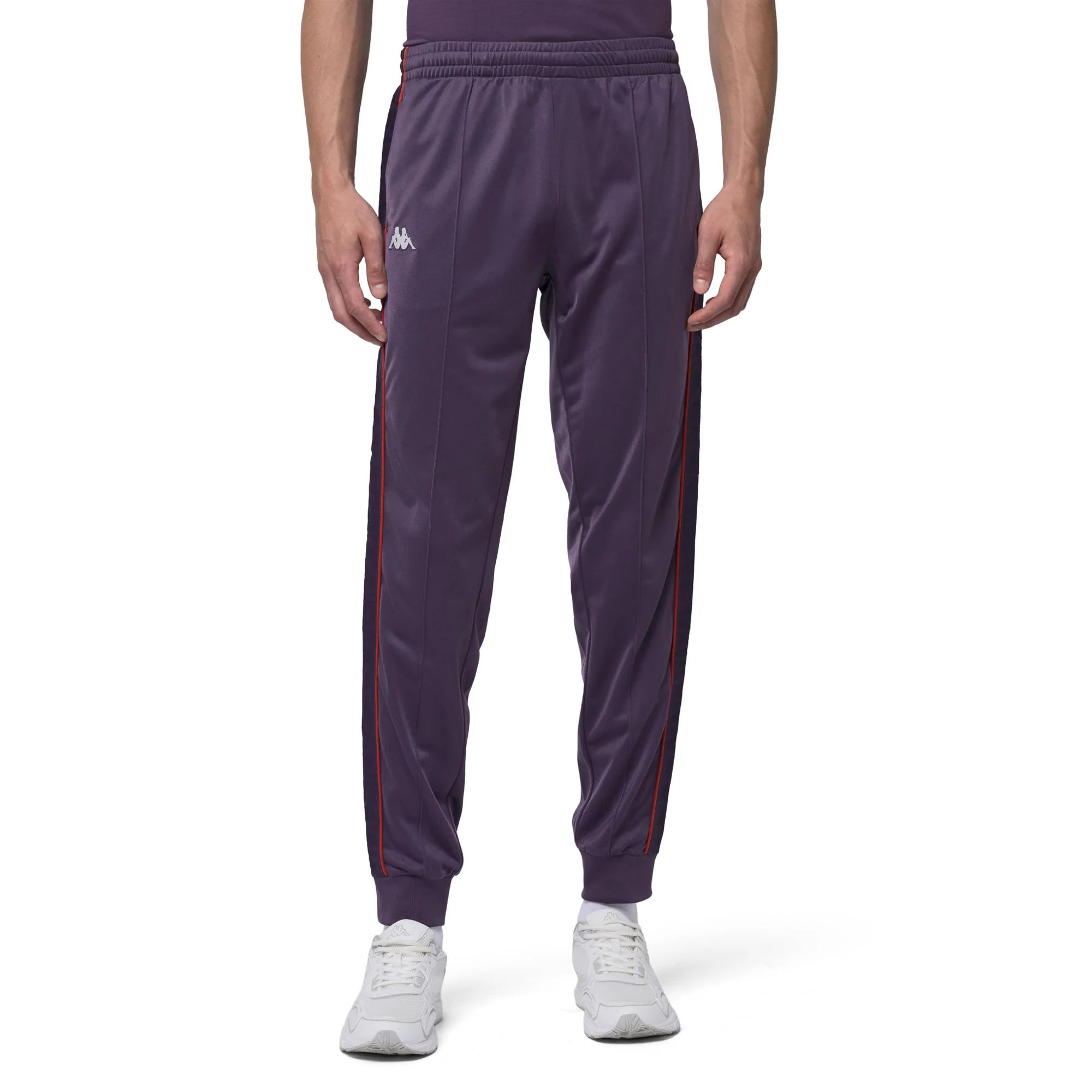 Kappa - Pantaloni Uomo Viola - 222 Banda Rastoria Slim