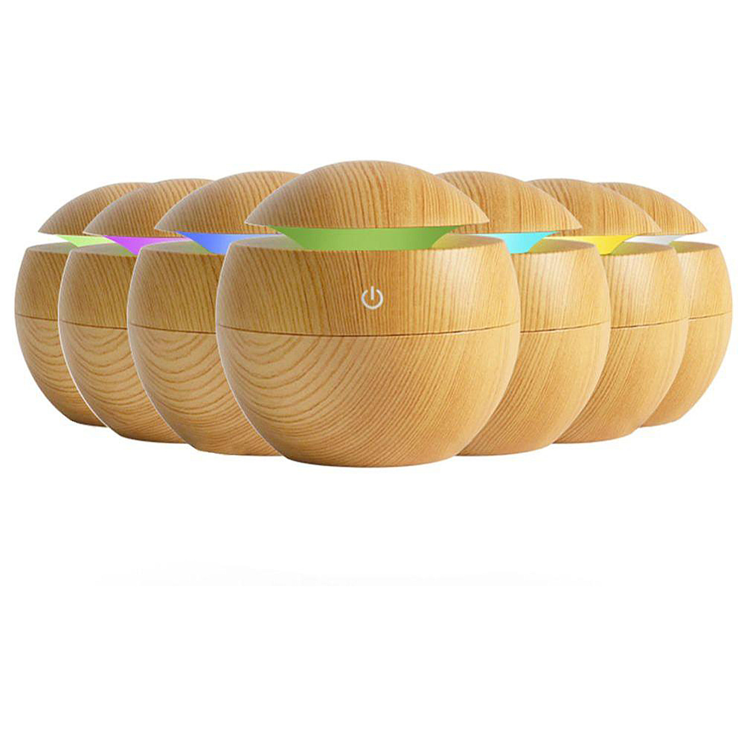 Umidificatore da 130ml con luci Led RGB.