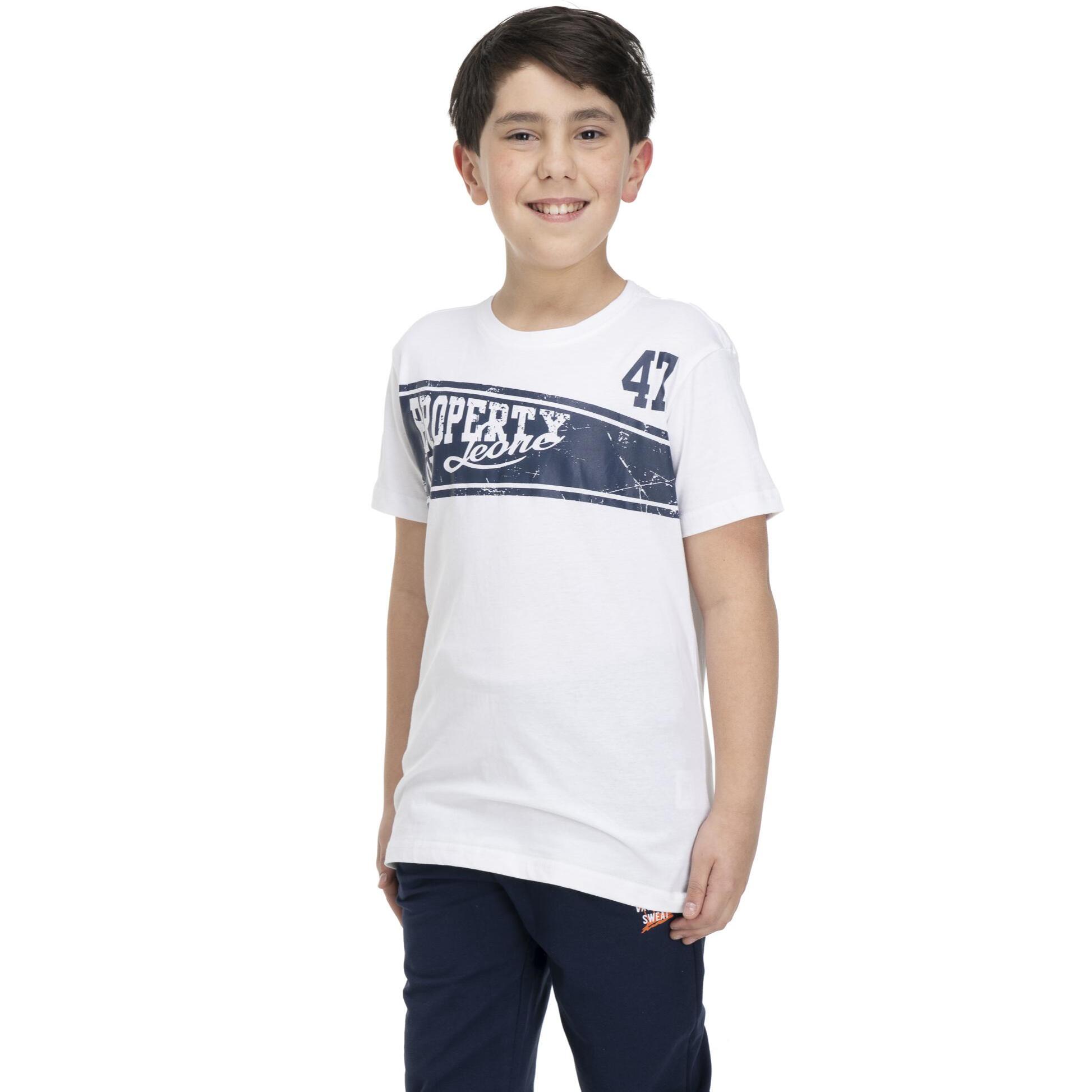 Camiseta infantil de manga corta Bienvenidos