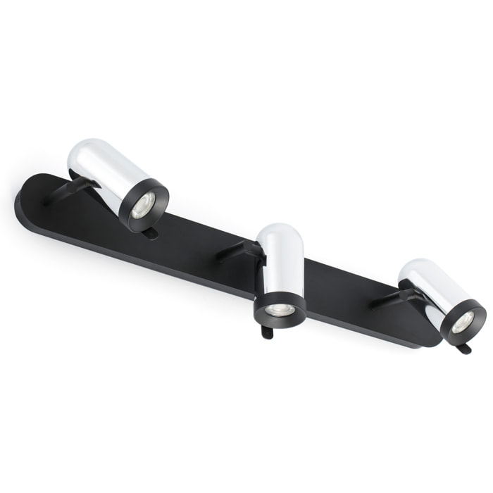 ORLEANS 3L Lampe applique chrome