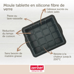 Set de 5 ustensiles de pâtisserie moule à gâteaux bols spatule pâtisserie et verre doseur Silicone fibre de verre Silicone fibre de verre Zenker  Silicone fibre de verre