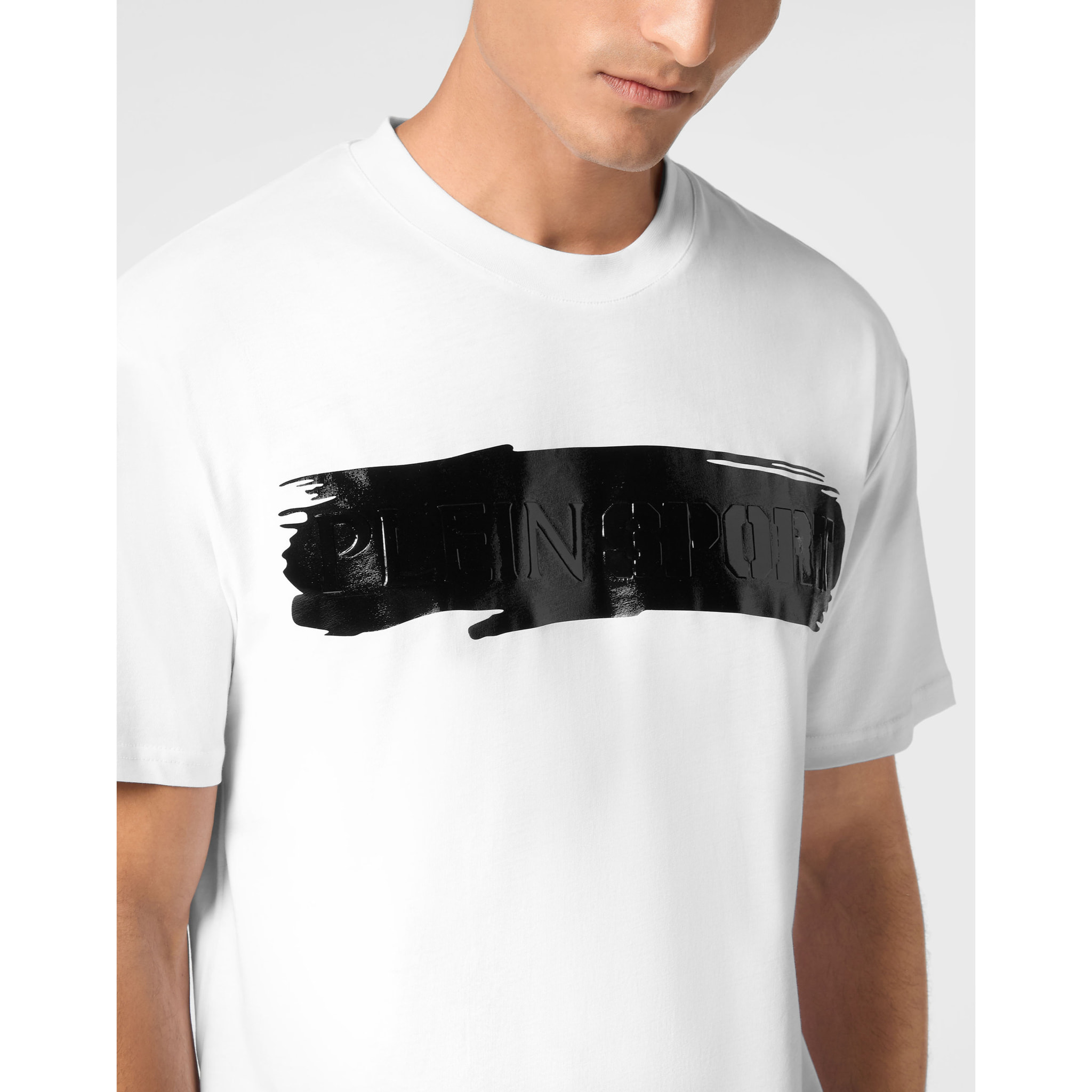 PLEIN SPORT Camiseta Cuello Redondo SILVER BRUSH