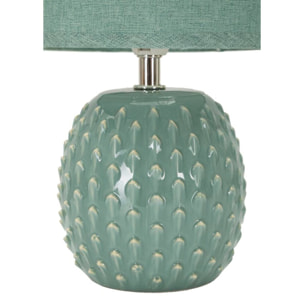 LAMPADA DA COMODINO PONTUS TURCHESE CM Ø 14X27