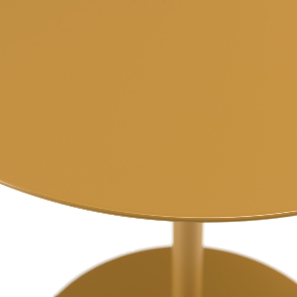 AGATHE - Table d'appoint ronde en acier marron D40cm