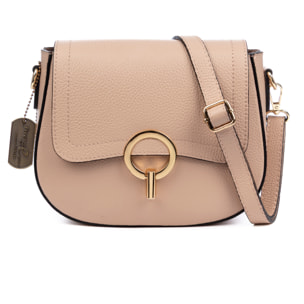 Barone bolso bandolera mujer, piel auténtica Dollaro.