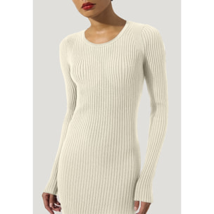 Abito Fine Merino Rib Dress