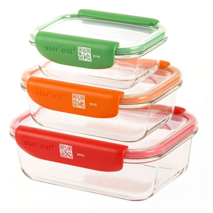 Boîte hermétique MASTRAD de conservation lot de 3