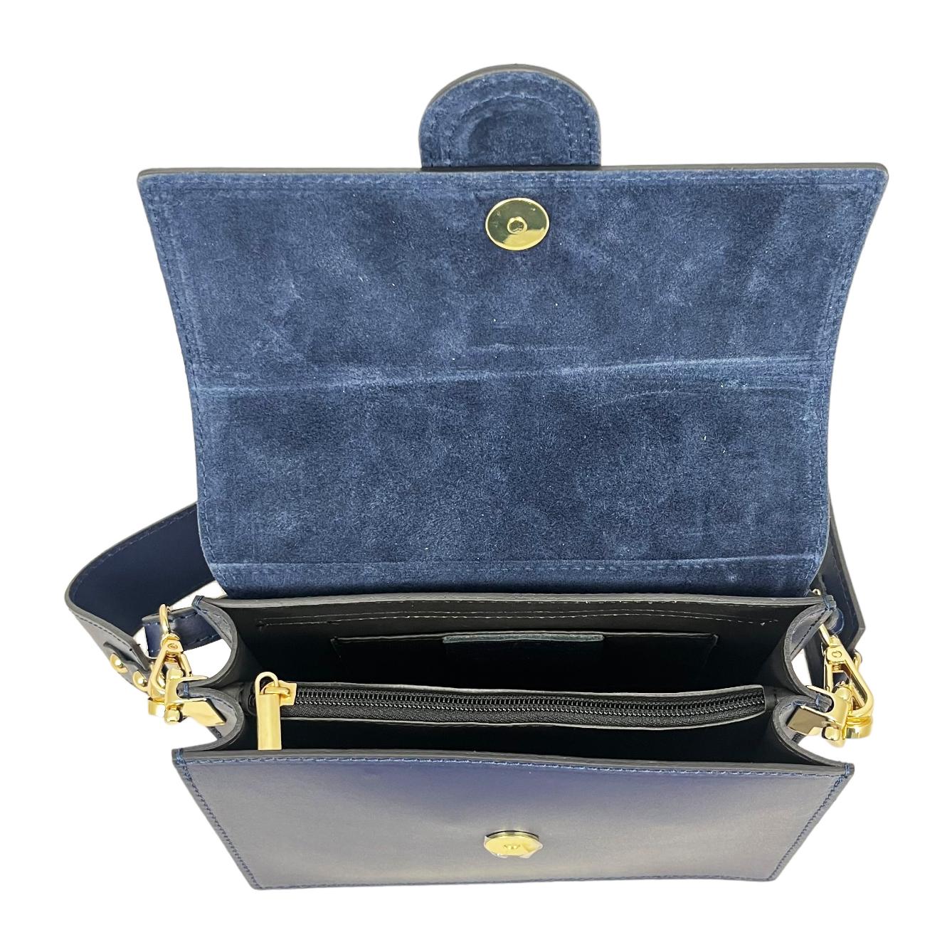 Bolso de hombro Cheval Firenze Kate Azul Petróleo