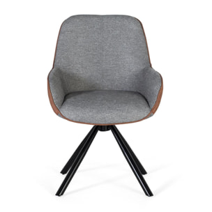 Set de 2 sillas giratorias - 86x52x60cm