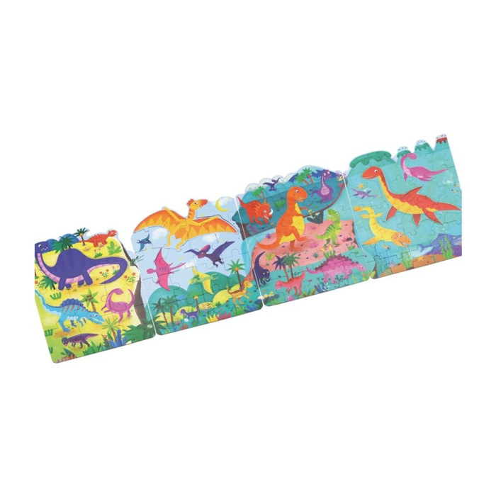 4 IN 1 GROW UP PUZZLE - DINOSAUR PARADISE - PUZZLE