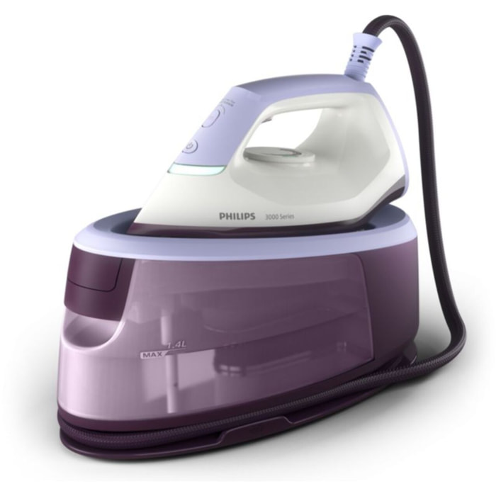 Centrale vapeur PHILIPS PSG3000/30 Série 3000 Mauve 1.4L, 6 bars