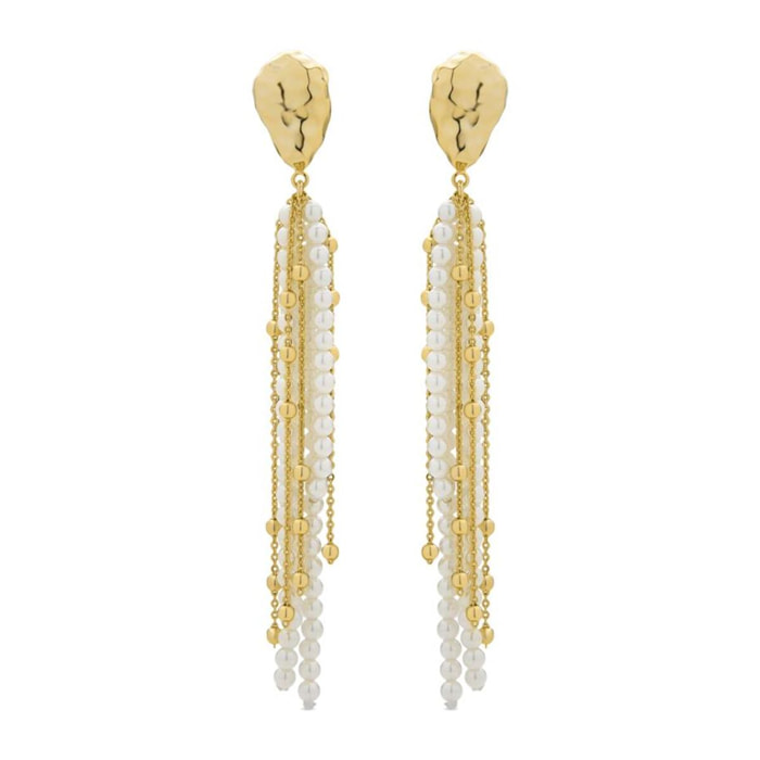 Pendientes Lux by Lux acabados oro 18k