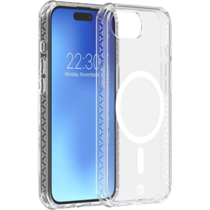Coque FORCE CASE iPhone 16e/17e MagSafe Transparente
