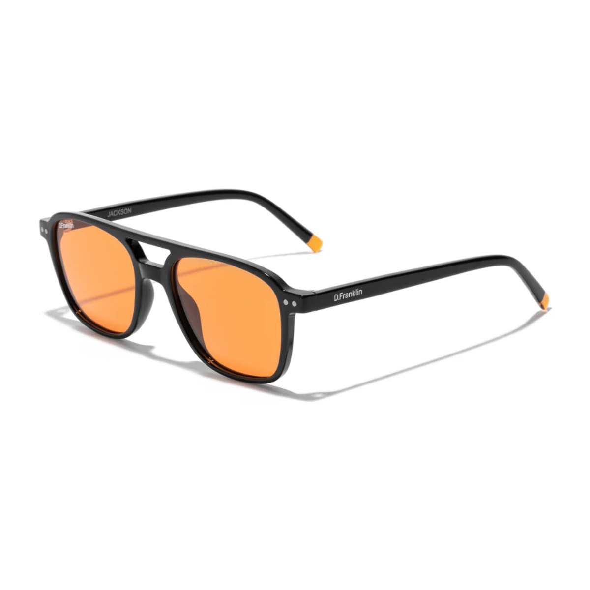 Gafas de Sol Jackson Square Shiny Black / Orange D.Franklin