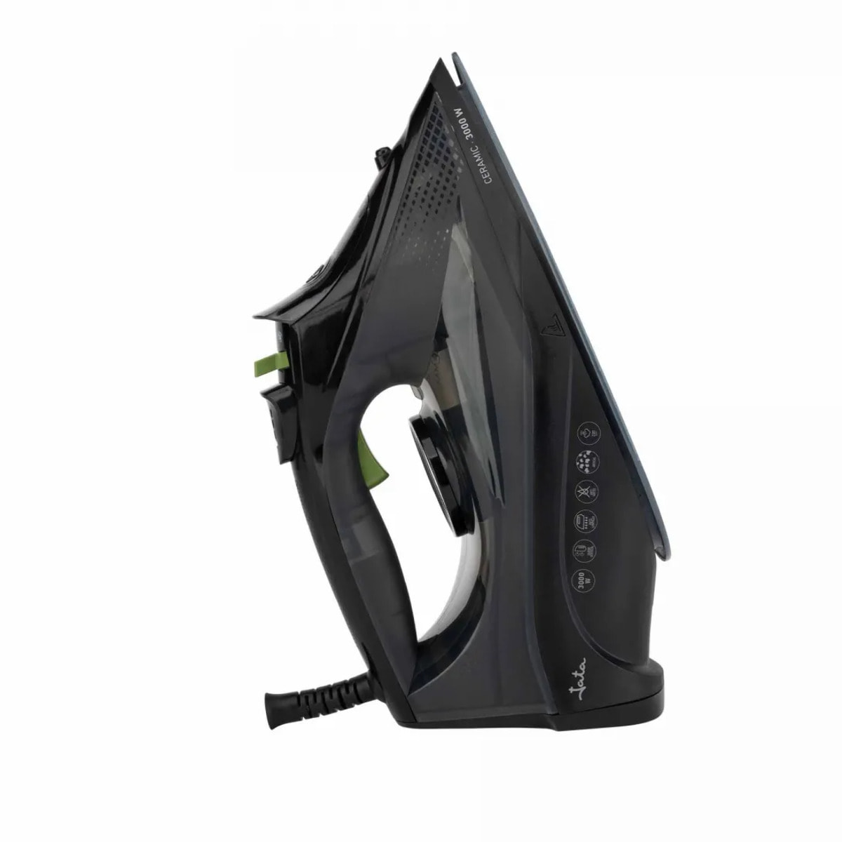 Plancha de vapor JATA JEPL2401 con suela cerámica. Autolimpieza. Antical. 3000 W