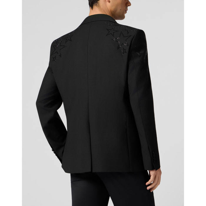 PHILIPP PLEIN Blazer Gigolo Fit Stars Stones