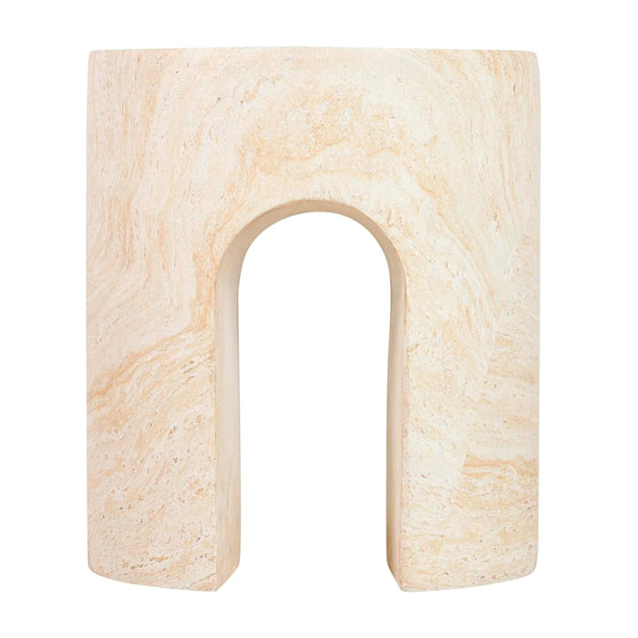 Mesa Auxiliar/taburete Marrón Sedit 41x41x47 Cm