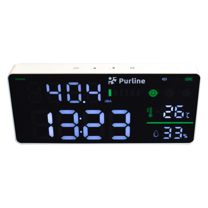 Medidor de Decibelios WIFI con control por App AIRTESTdB PURLINE