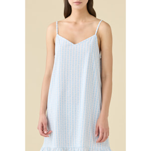 Camicia da notte donna estiva in cotone articolo romantic. Noidinotte