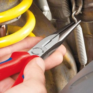 Pince demi-ronde avec tranchant - KNIPEX - 200 mm - 26 12 200