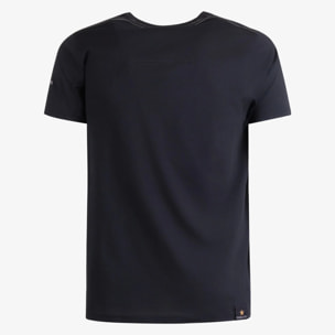 T-shirt Esercito nera in cotone uomo