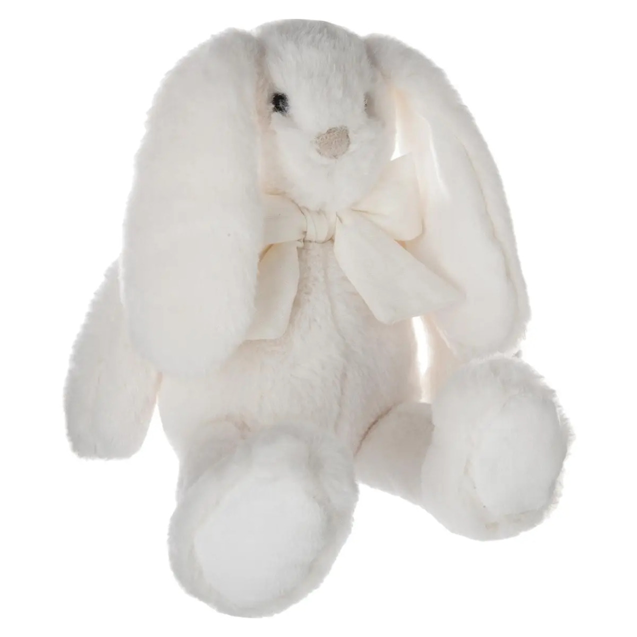 Peluche lapin avec noeud Kay H.30cm