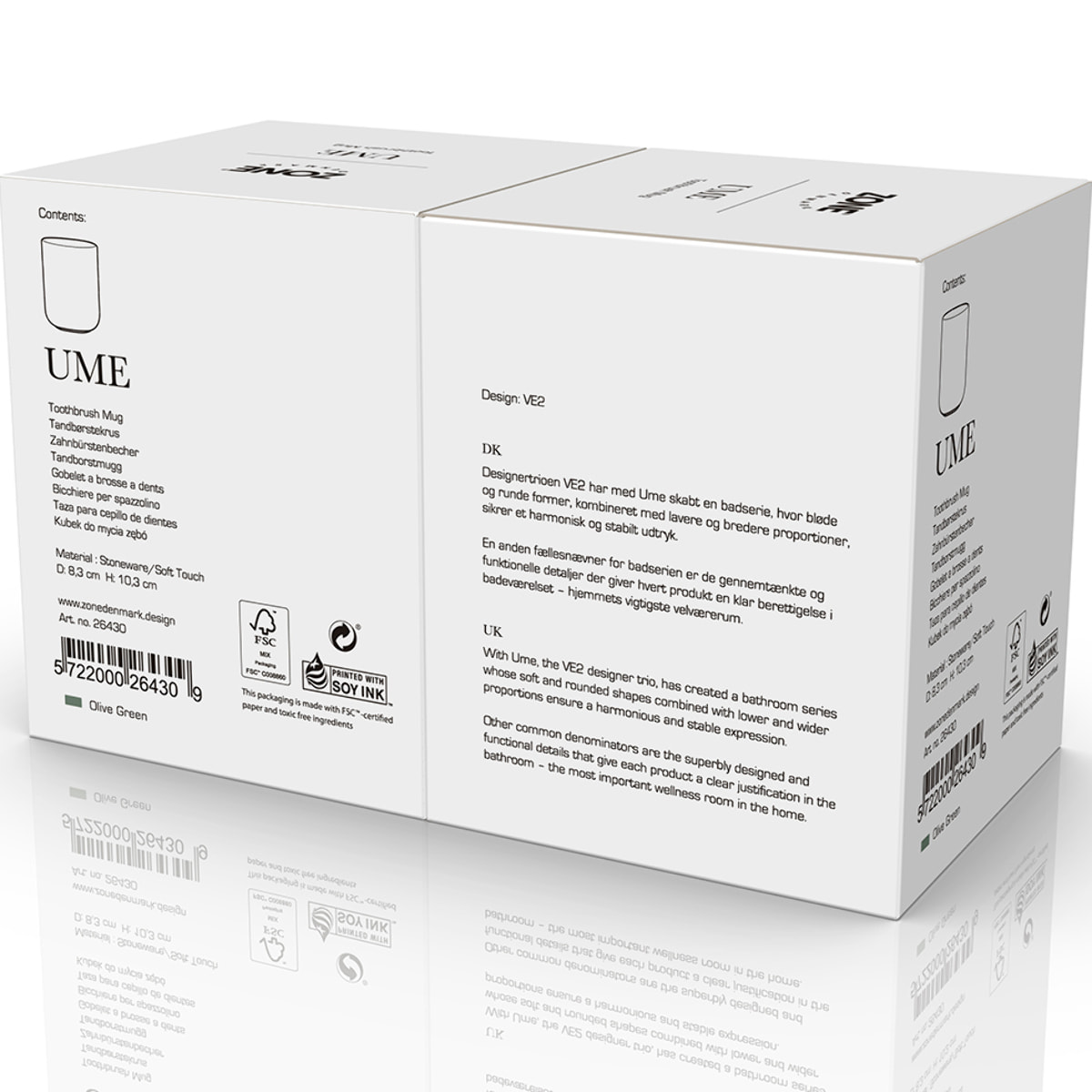 Gobelet pour brosse à dents Ume