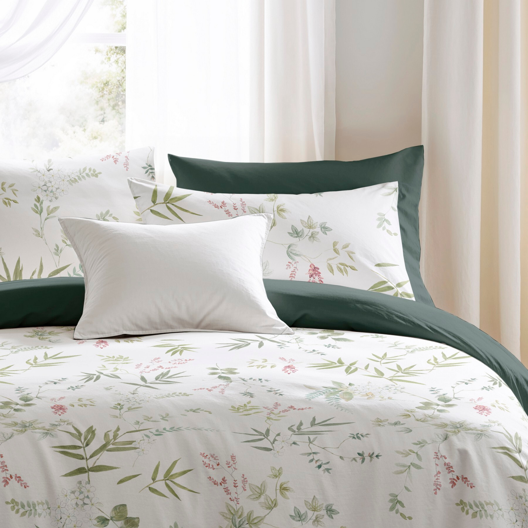 Funda de almohada Clover Verde